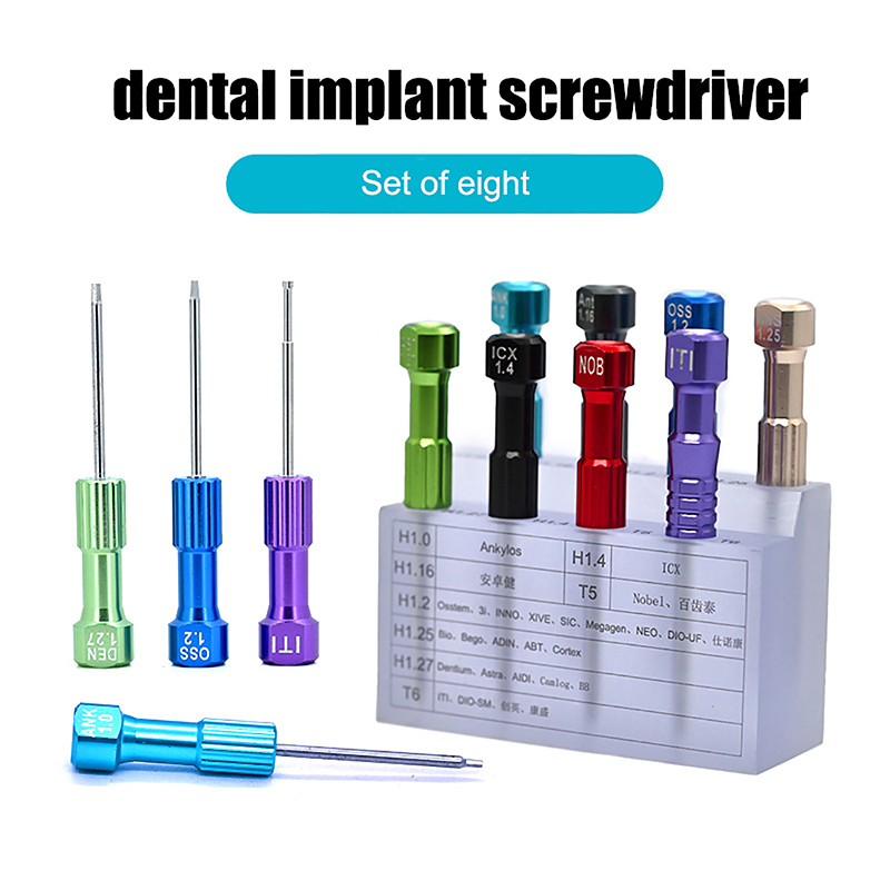 Micro Screwdriver Kit - 1Set Dental Laboratory Stainless Steel Implant