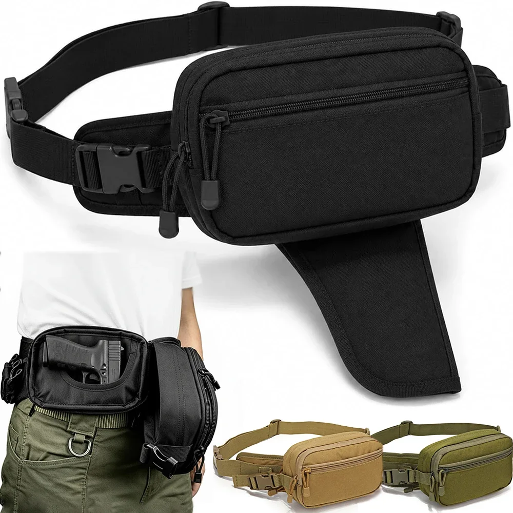 Edc Carry Bag For Men - Concealed Carry Fanny Pack with Pistol