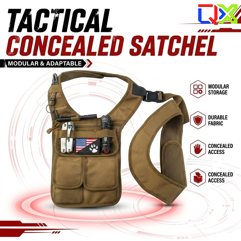 QX Tactical Concealed Satchel  - đánh giá và giá Edc Carry For Men