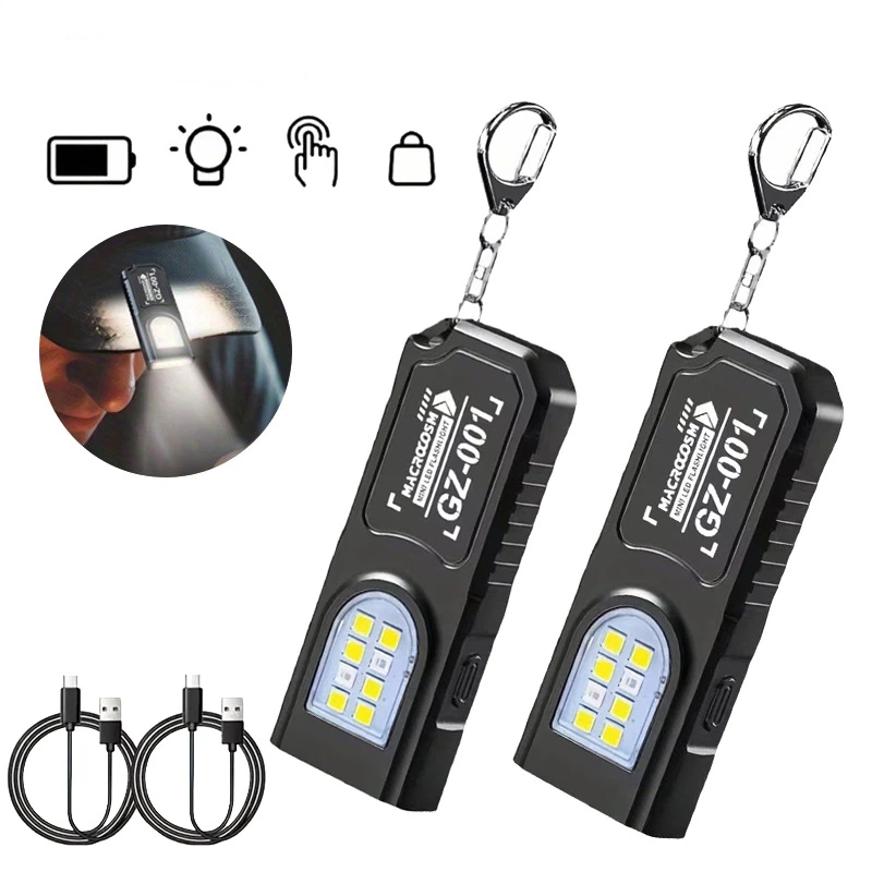 Powerful Mini COB LED Keychain - đánh giá và giá Keychain Flashlight