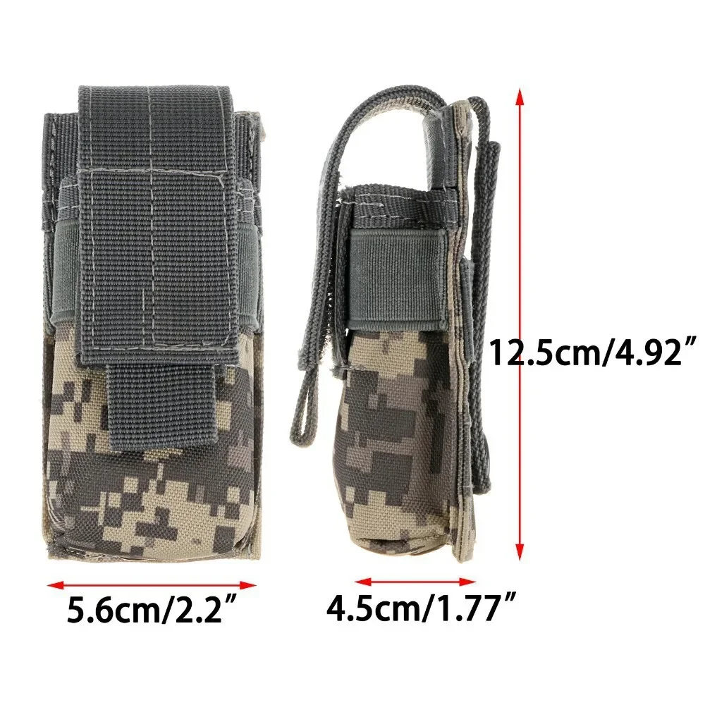 Tactical Molle Flashlight Pouc - đánh giá và giá Edc Concealed Carry Knife