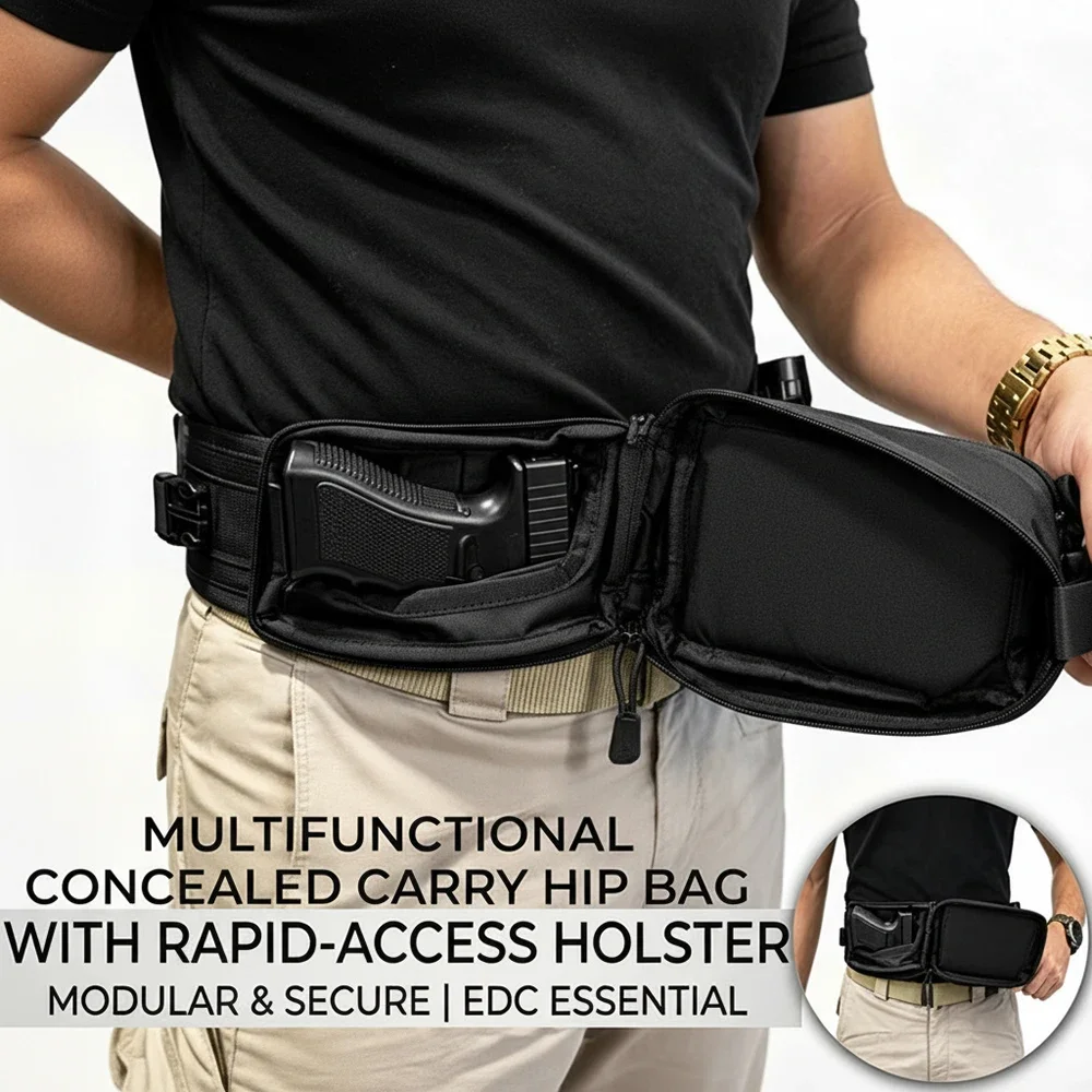 Concealed Carry Fanny Pack wit - đánh giá và giá Edc Carry Bag For Men