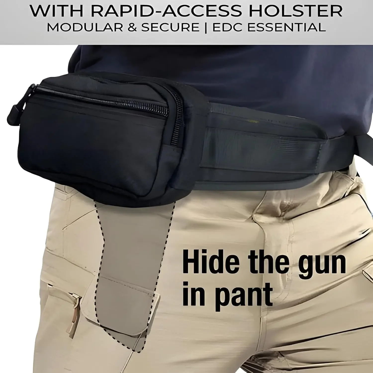 Concealed Carry Fanny Pack wit - đánh giá và giá Edc Carry Bag For Men