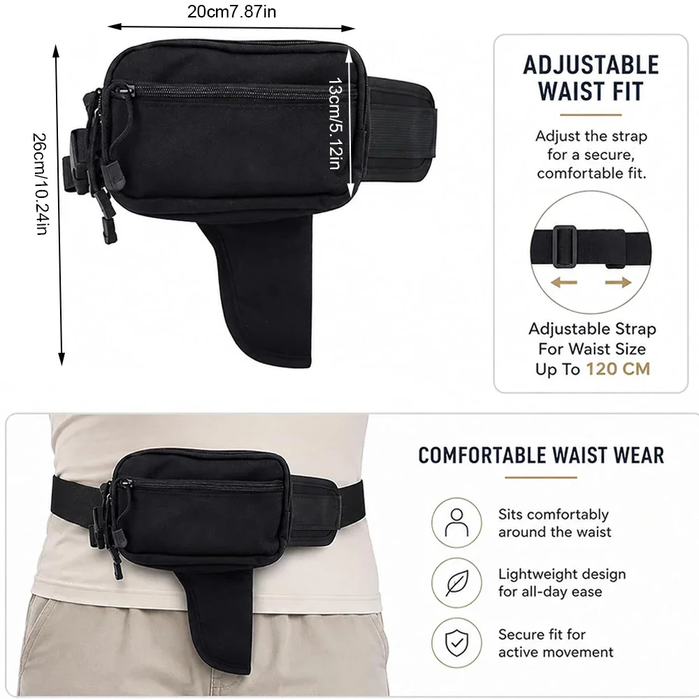 Concealed Carry Fanny Pack wit - đánh giá và giá Edc Carry Bag For Men