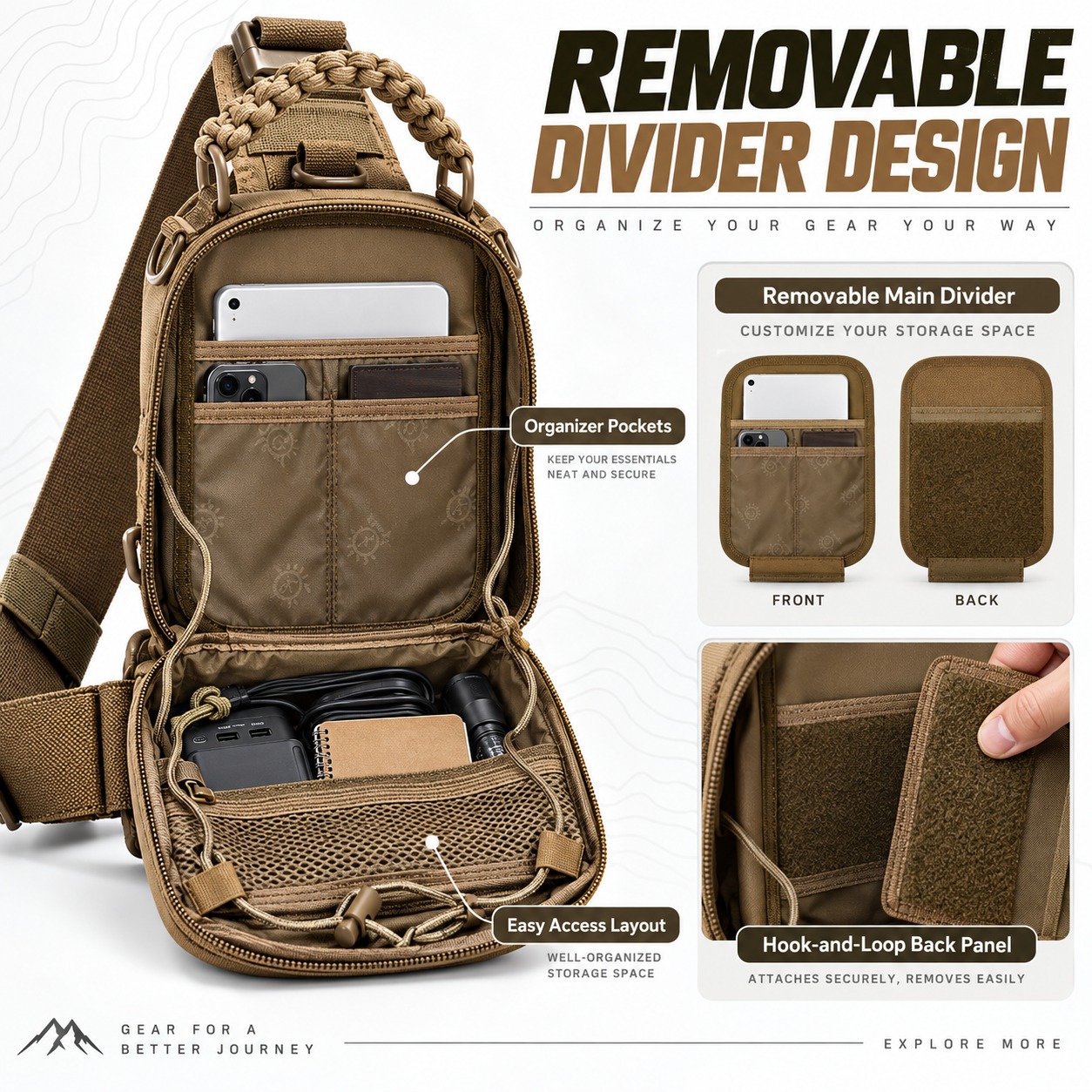 Tactical Chest Bag Sling Shoul - đánh giá và giá Edc Carry Bag For Men
