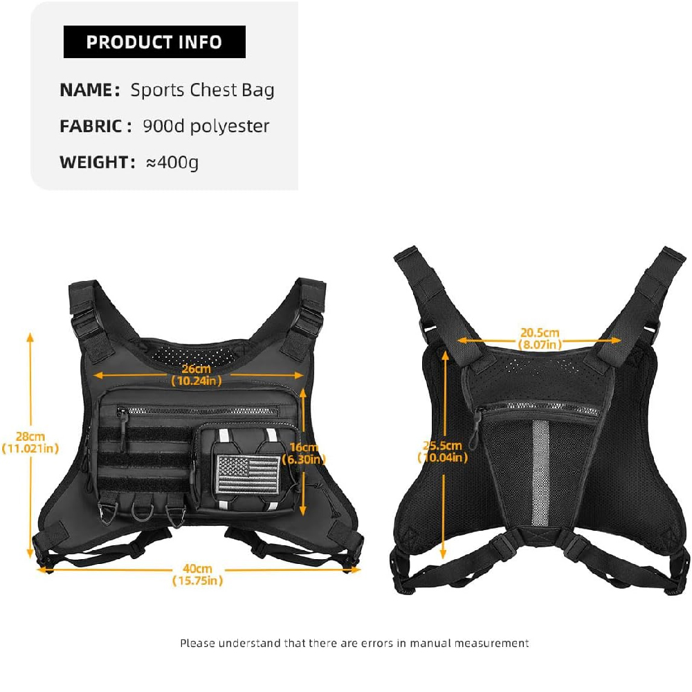 Men Women Tactical Chest Bag L - đánh giá và giá Edc Carry Bag For Men