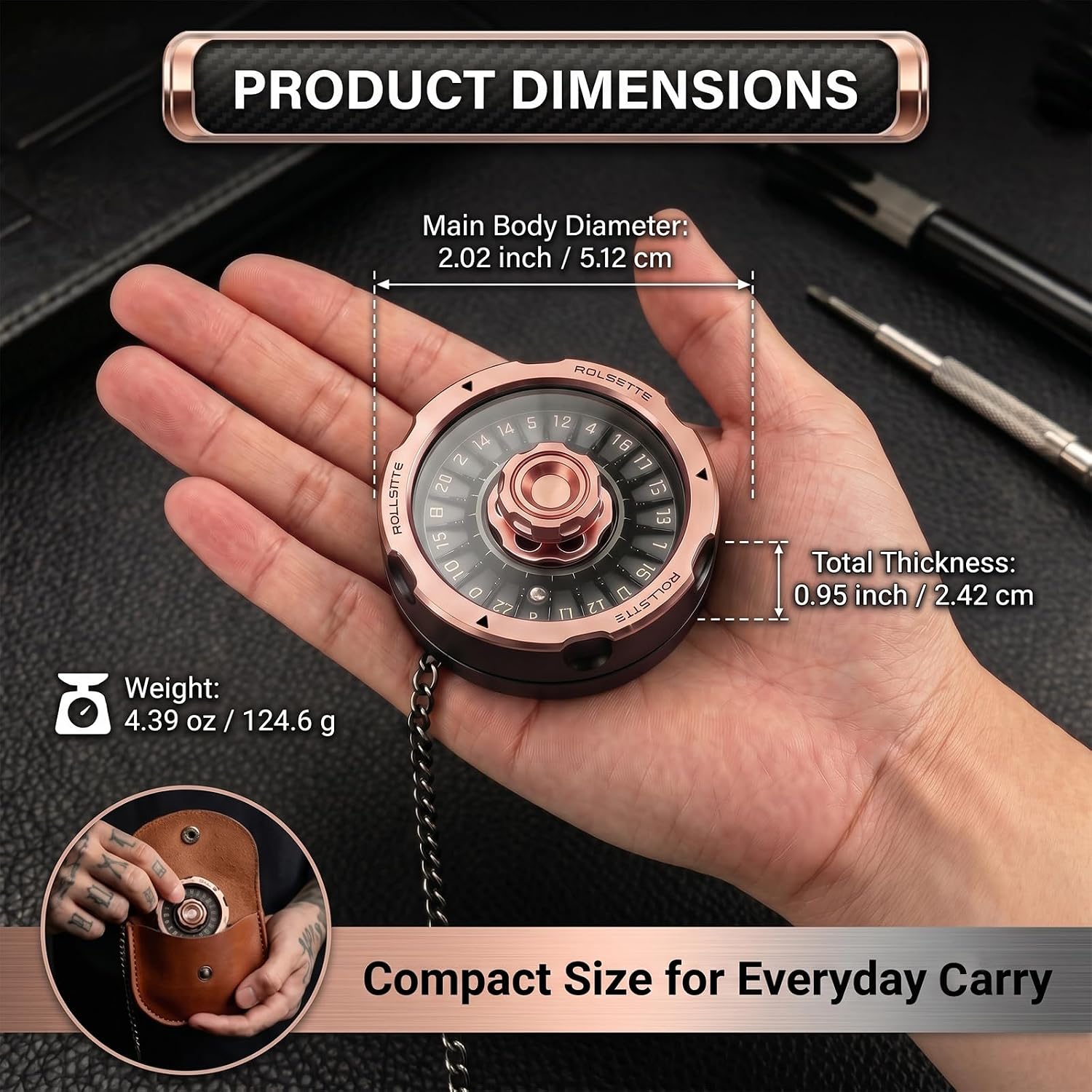 Metal Mechanical EDC Spinner w - đánh giá và giá Edc Carry Accessories
